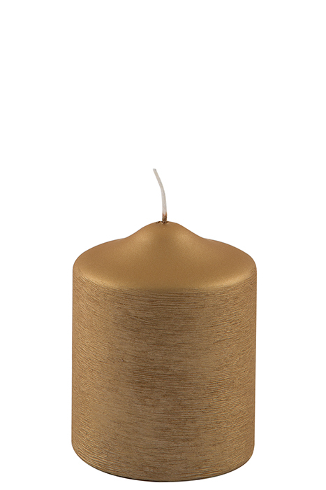Lumanare Candle, Parafina, Auriu, 10x8 cm