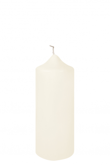 Lumanare Candle, Parafina, Crem, 20x8 cm [2]