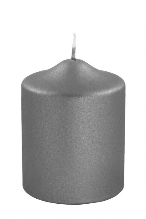 Lumanare Candle, Parafina, Gri, 10×8 cm FINK