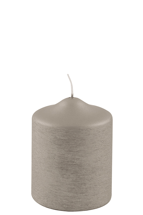 Lumanare Candle, Parafina, Gri, 10x8 cm