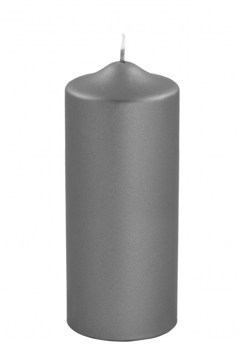 Lumanare Candle, Parafina, Gri, 20x8 cm [2]