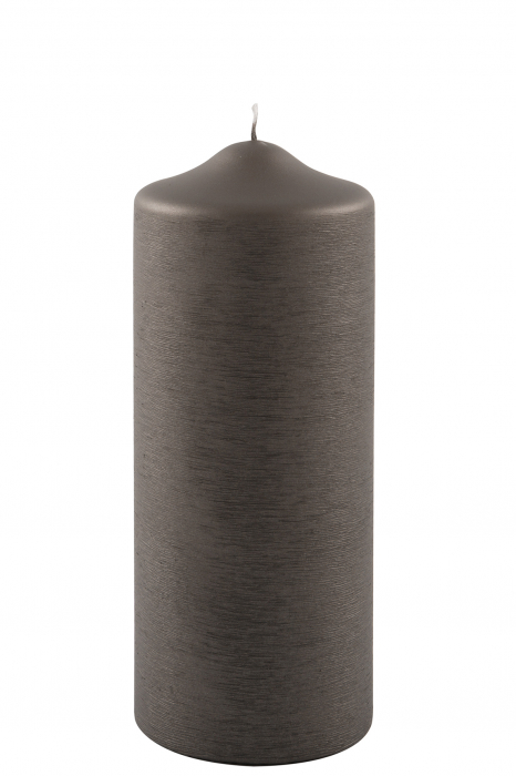Lumanare Candle, Parafina, Maro, 20x8 cm