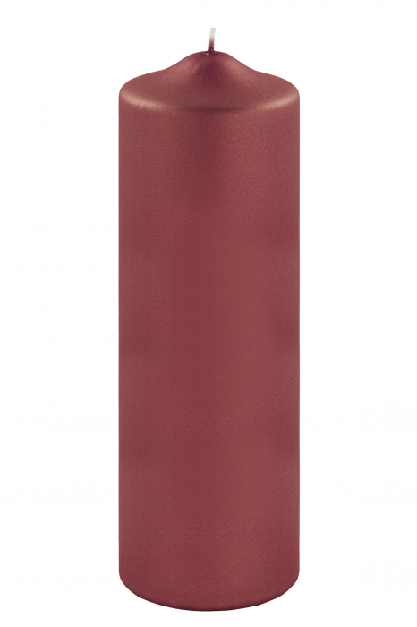 Lumanare Candle, Parafina, Rosu inchis, 25×8 cm FINK