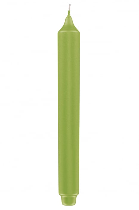 Lumanare Candle, Parafina, Verde deschis, 25x3 cm