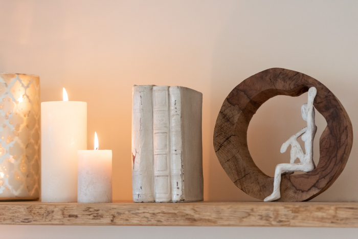 Lumanare, Ceara, Alb , 10x10x15 cm [1]