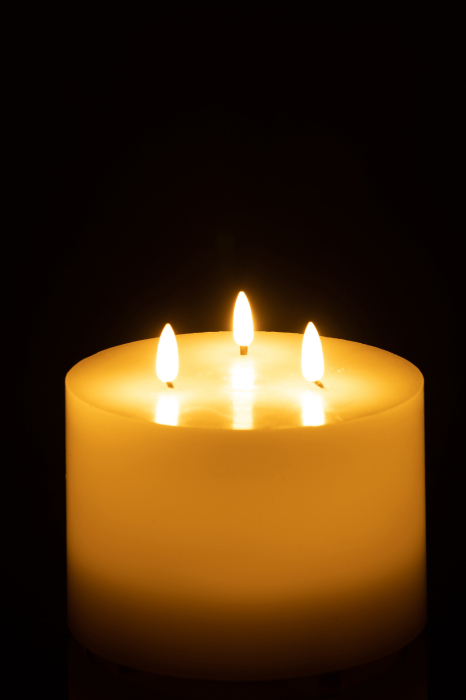 Lumanare, Ceara, Alb, 15x15x14 [4]