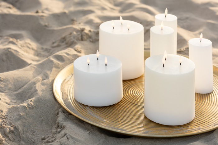 Lumanare, Ceara, Alb, 15x15x19 [1]