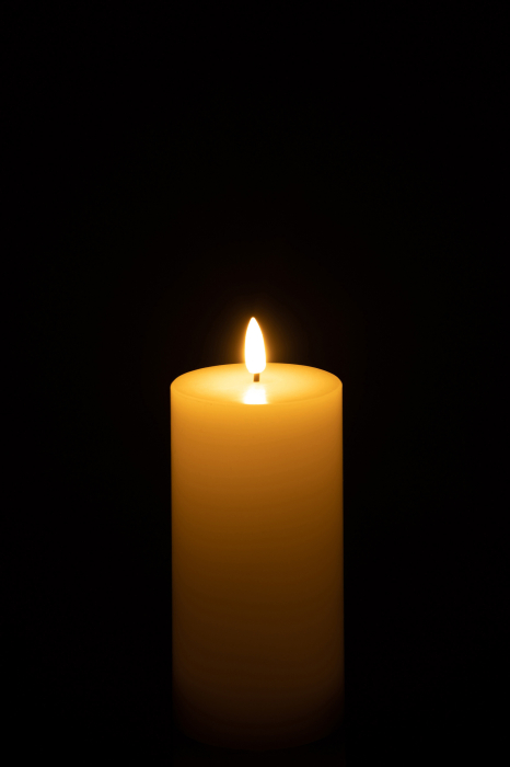 Lumanare, Ceara, Alb, 7.5x7.5x18 [4]