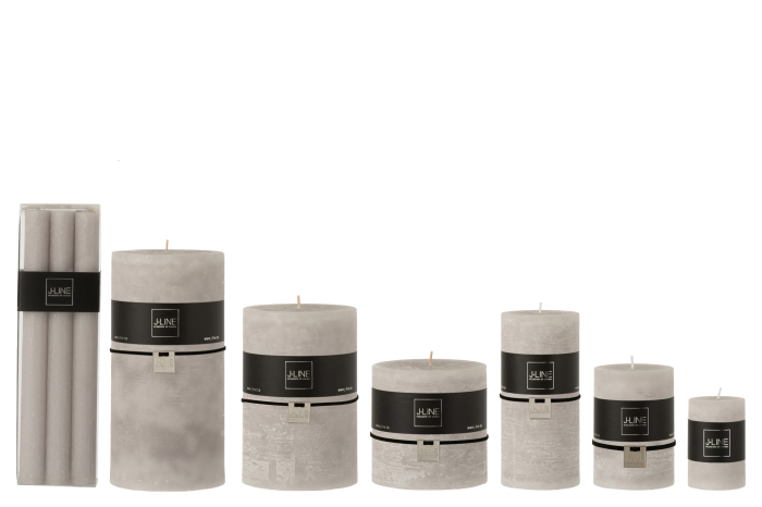 Lumanare, Ceara, Gri, 7x4.5x24 [2]