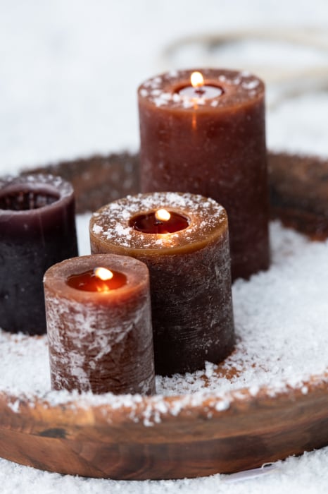 Lumanare, Ceara, Maro, 7x7x15 [1]