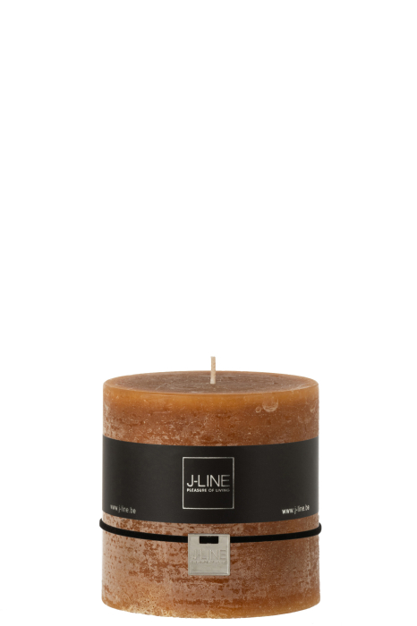 Lumanare, Ceara, Portocaliu, 10x10x10 [1]