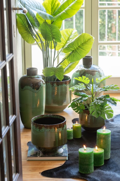 Lumanare, Ceara, Verde, 7x7x10 [1]