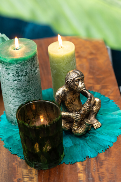 Lumanare, Ceara, Verde, 7x7x15 [3]