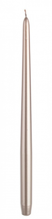 LUMANARE INALTA ALB PERLAT SIMPLA 40CM [1]
