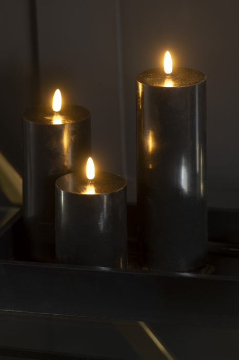 Lumânare Led, Negru Mica [3]