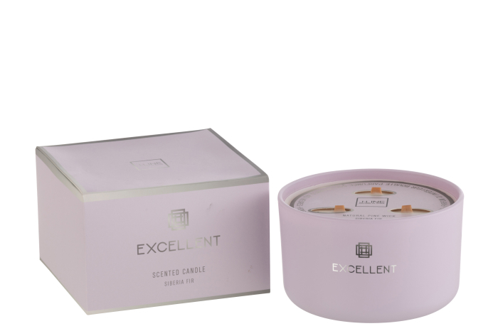 Lumanare parfumata, Sticla, Mov, 13.5x13.7x8.8 [2]