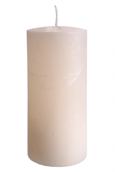 Lumanare Pillar, ceara, crem, 15×7 cm GILDE