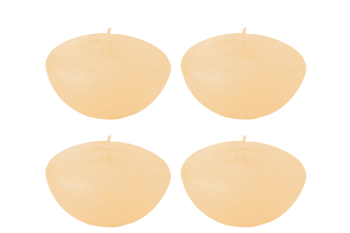 Lumânare plutitoare, Set 4 Bej L-8H [1]