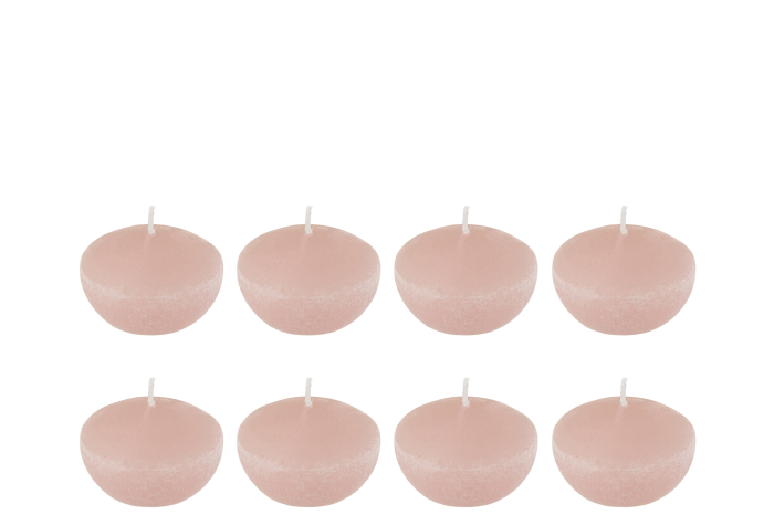 Lumânare plutitoare, Set 8, Roz S-4H [1]