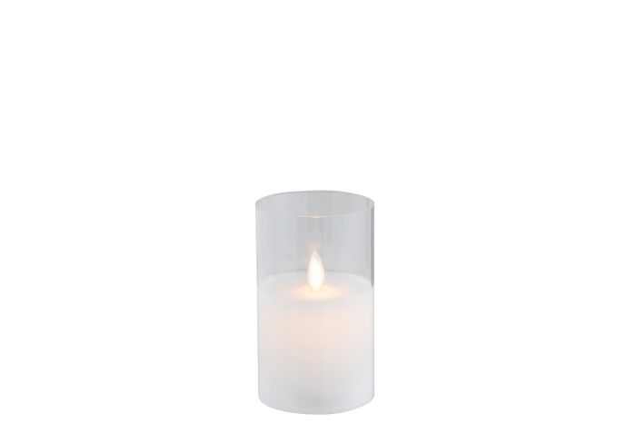 Lumanare, Sticla, Transparent, 7.5x7.5x12.5 [1]