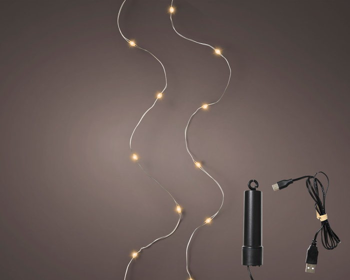 Luminite festive, argintii, PU 4 [1]