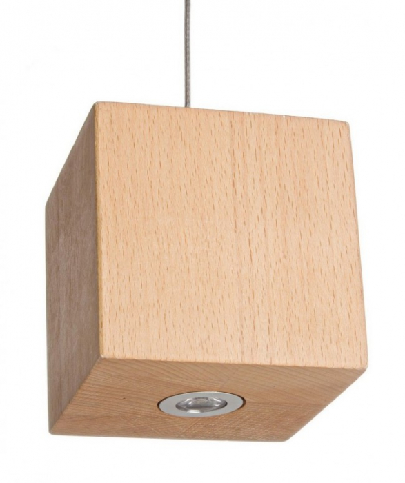 Lustra ARESE, lemn, maro, 9x9x10, 5cm [2]