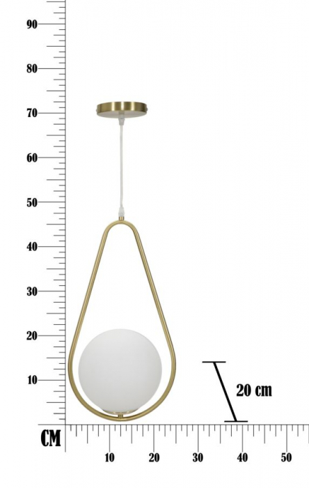 Lustra GLAMY DROP (cm) 24x20x46 [9]