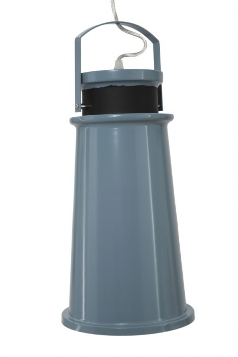 Lustra Maine, metal, albastru, 19X44 cm [2]