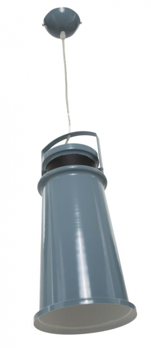 Lustra Maine, metal, albastru, 19X44 cm [4]