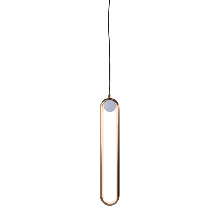 Lustra Mavey, Aluminiu, Auriu, 45 177×8.5 cm lotusland.ro imagine noua 2022