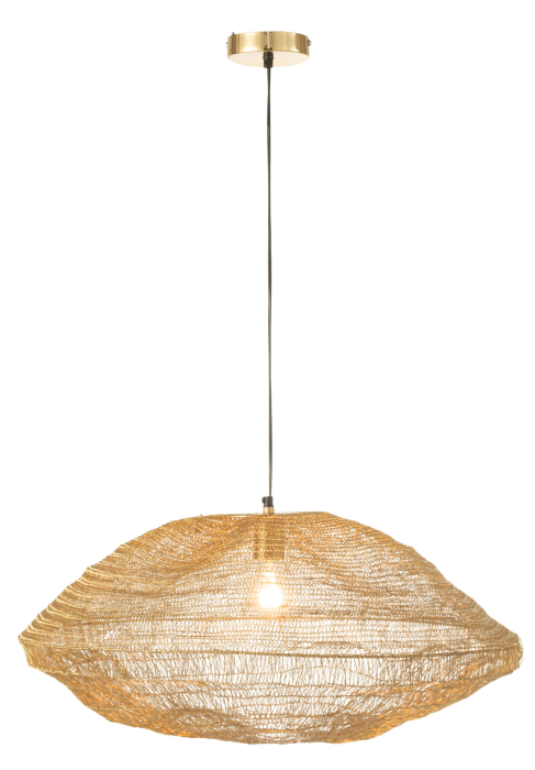 Lustră, Net, Metal, Auriu [2]