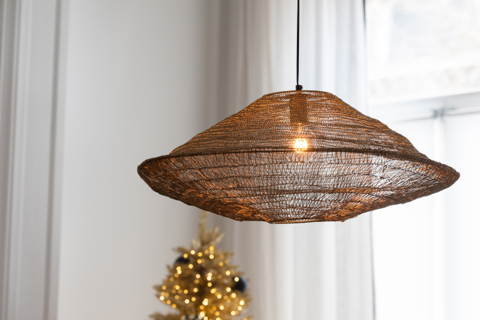 Lustră, Net, Metal, Auriu [1]