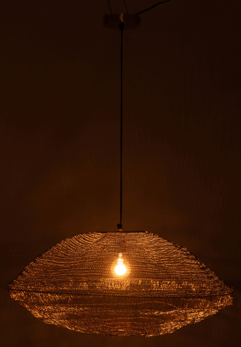Lustră, Net, Metal, Auriu [3]