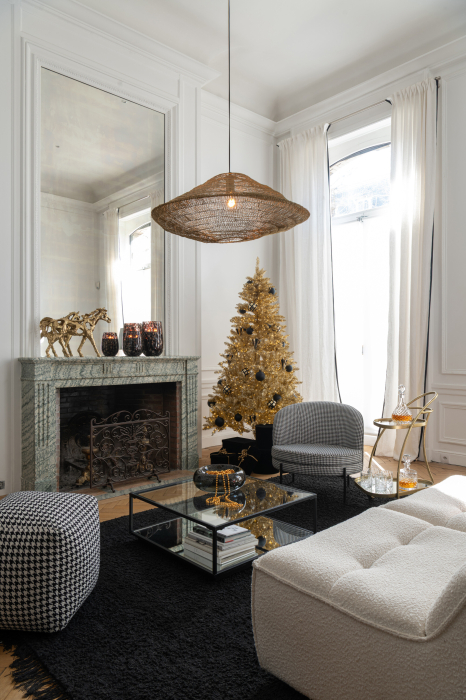 Lustră, Net, Metal, Auriu [5]