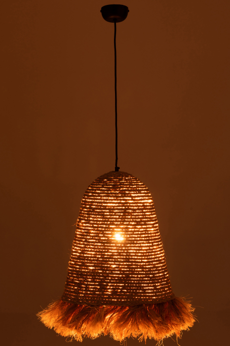 Lustra Ozie, Rattan/Bambus, Natural, 44x44x52 cm [3]