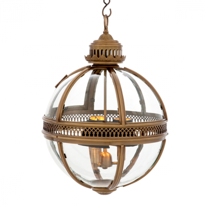 Lustră, Residential ø 43 cm, finisaj din alamă cu aspect vintage [6]