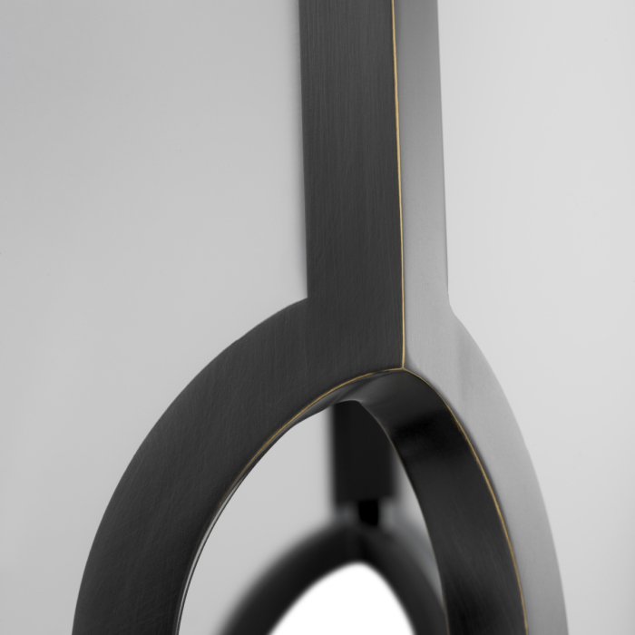 Lustra Rockefeller cu finisaj bronzat, sticla alba |W. 30 | D. 26 | H. 60 cm  [5]