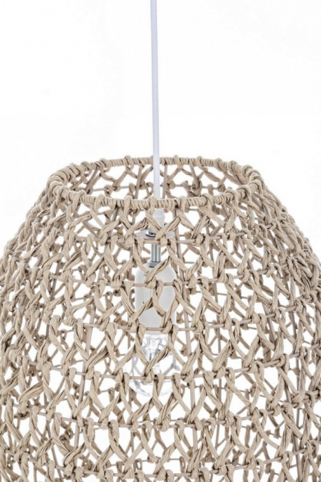 Lustra Zambia cu o sursa, Metal, Gri, x38x42 cm [2]