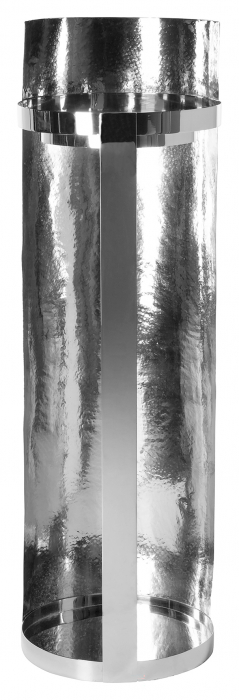 MANIAC, Suport lumânare, nichel, h.94 cm, d.30 cm [2]