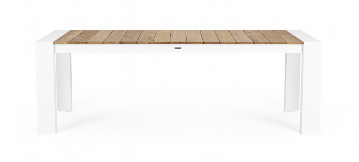 Masa Cameron, Aluminiu/Poliester, Maro/Alb, 228x100x75 cm [6]
