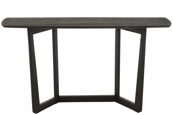 Masa consola Maty, Lemn, Negru, 140x40x78 cm [2]