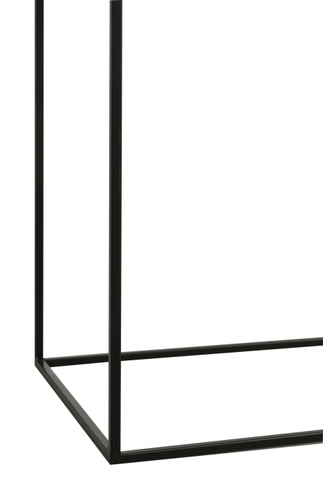 Masa consola Rectangular, Metal, Negru, 105x35x85 cm [4]