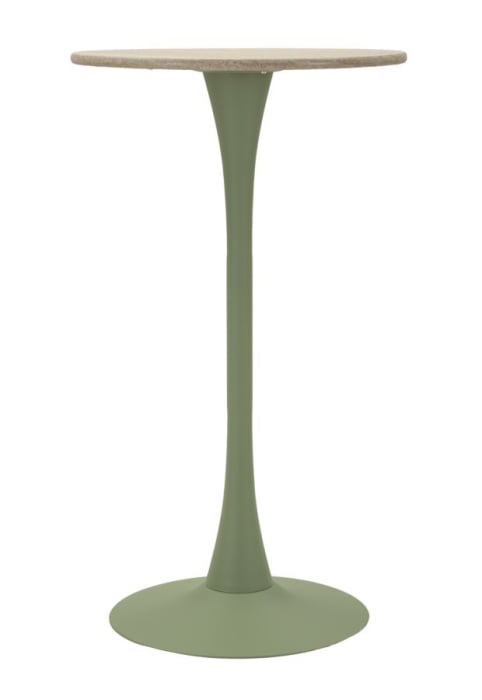 Masa de bar Alaska verde ø 60x106 cm [1]