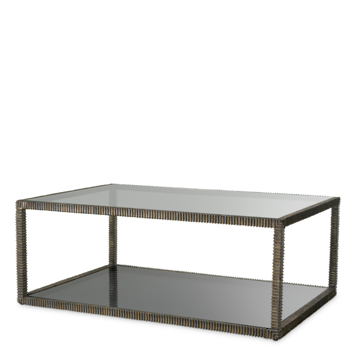 Masa de cafea Bethesda cu finisaj bronz |L. 120 | W. 80 | H. 45.5 cm  [1]