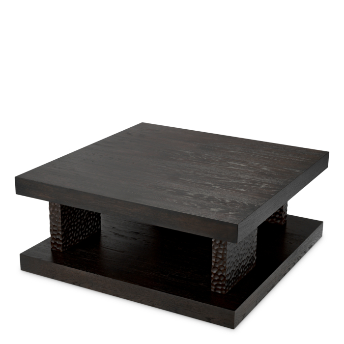 Masa de cafea Bravon furnir de stejar abanos |L. 100 | W. 100 | H. 45 cm  [3]