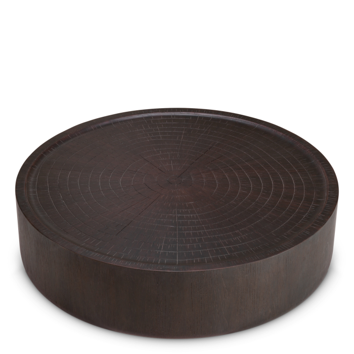 Masa de cafea Chambord L cu finisaj maro inchis |Ø 120 | H. 30 cm  [2]