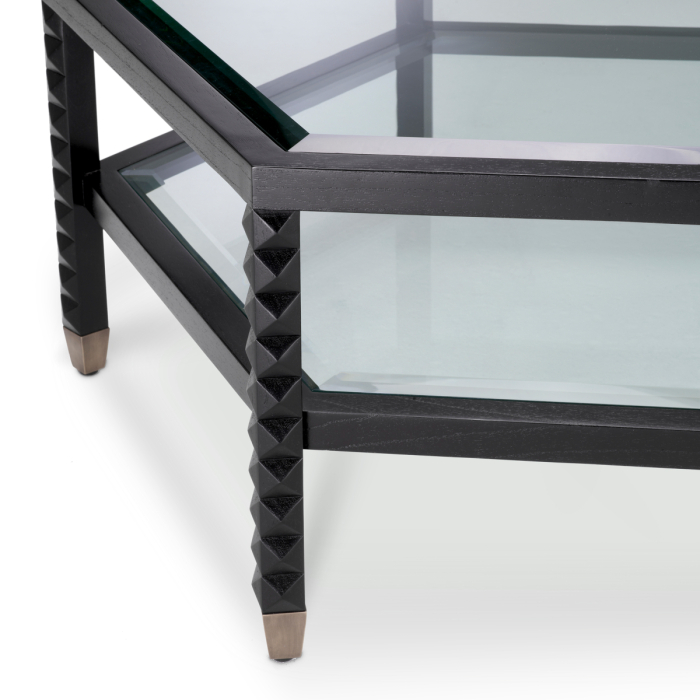 Masa de cafea Cornelius clasica neagra |L. 120 | W. 104 | H. 44 cm  [5]