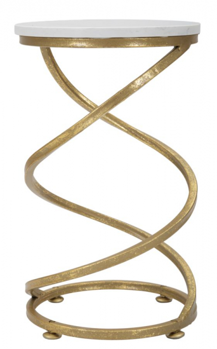 Masa de cafea spirala marmura cm o 27,5x47,5