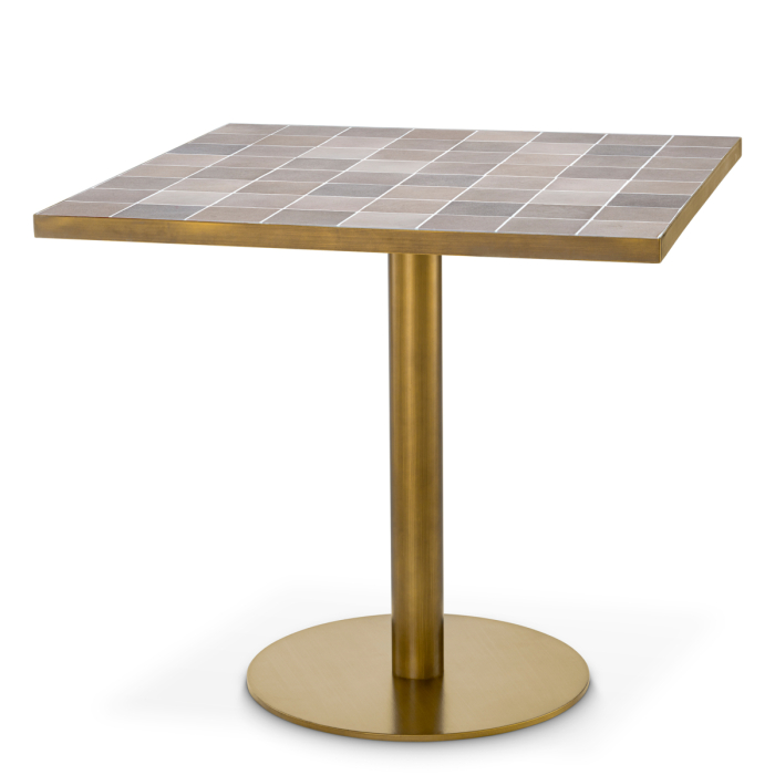 Masa de dining Colton cu finisaj alama antica |L. 80 | W. 80 | H. 75.5 cm  [2]