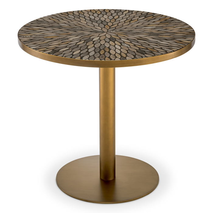 Masa de dining Declan cu finisaj alama antica |Ø 79.5 | H. 75.5 cm  [3]